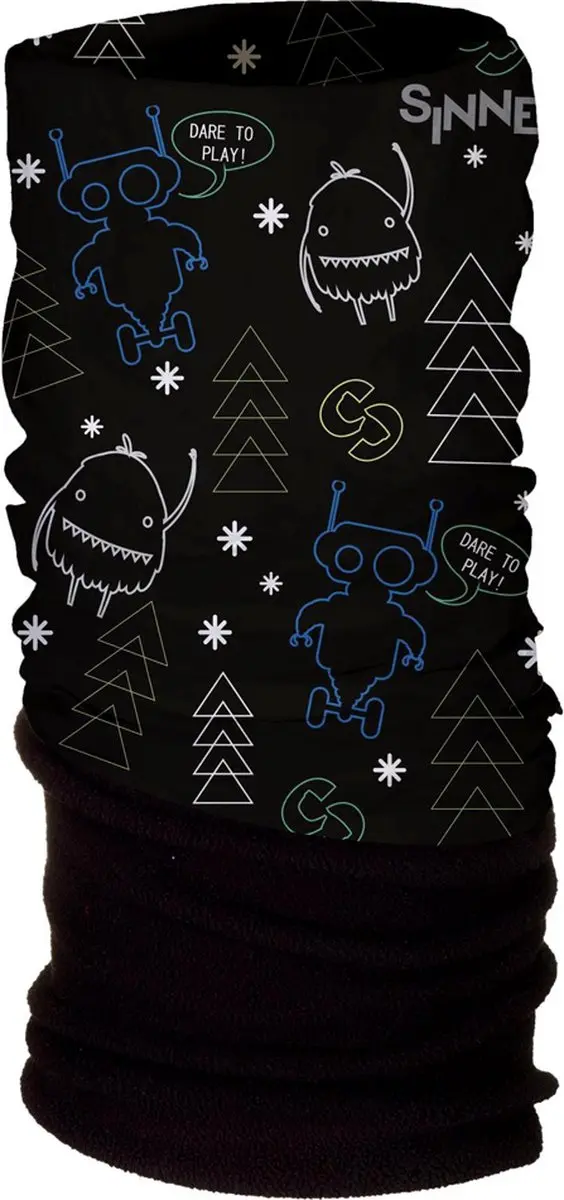 Sinner Fleece Kids Bandana 'Robots'