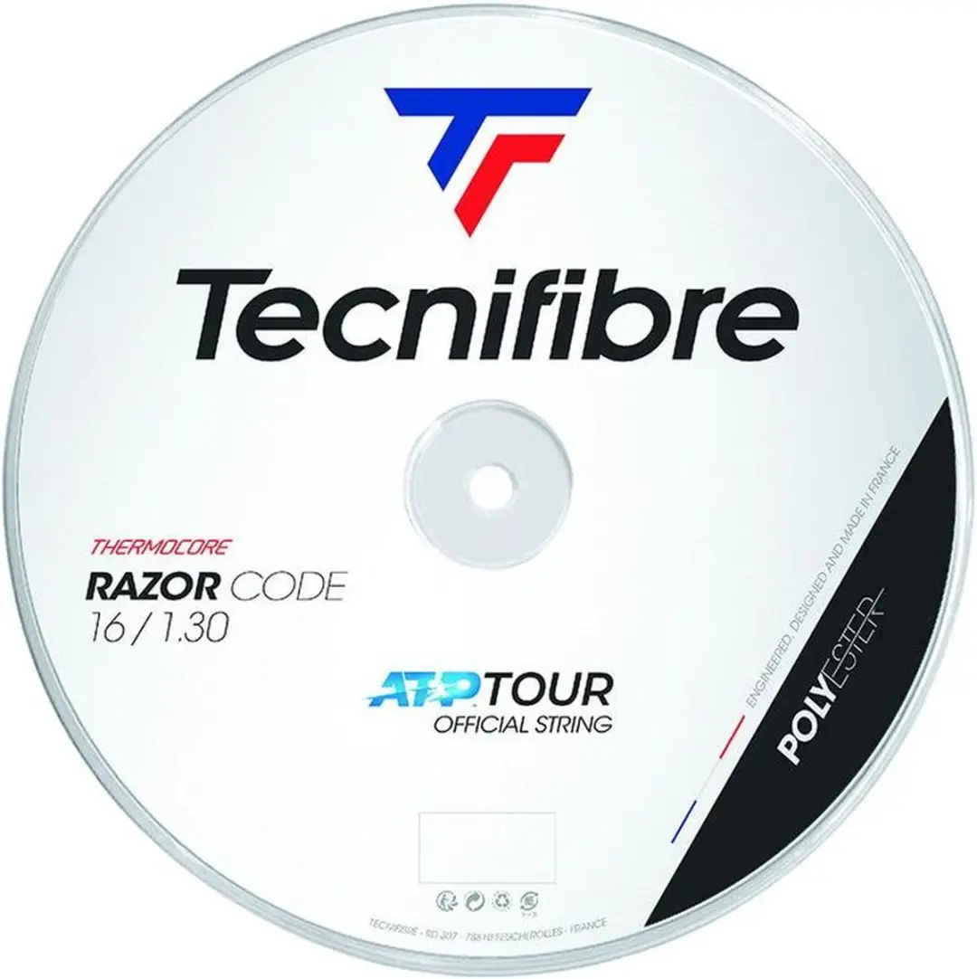 Tecnifibre Tennissnaar Razor Code 1.30 Blauw Op Rol 200m