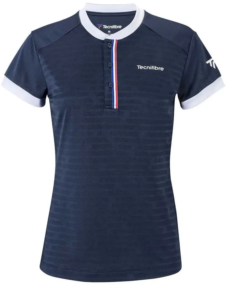 Tecnifibre F3 T-shirt Met Korte Mouwen Blauw 6-8 Years Meisjes
