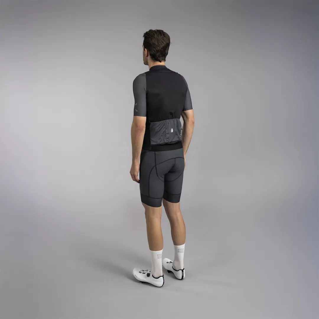 Bioracer Icon Fietsshirt Heren - Zwart Antraciet - Maat S - afbeelding 6 van 6