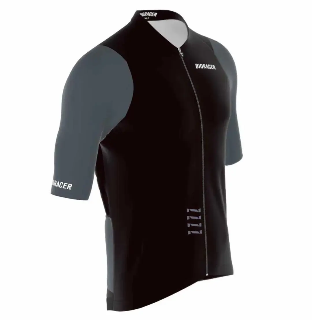 Bioracer Icon Fietsshirt Heren - Zwart Antraciet - Maat S - afbeelding 3 van 6
