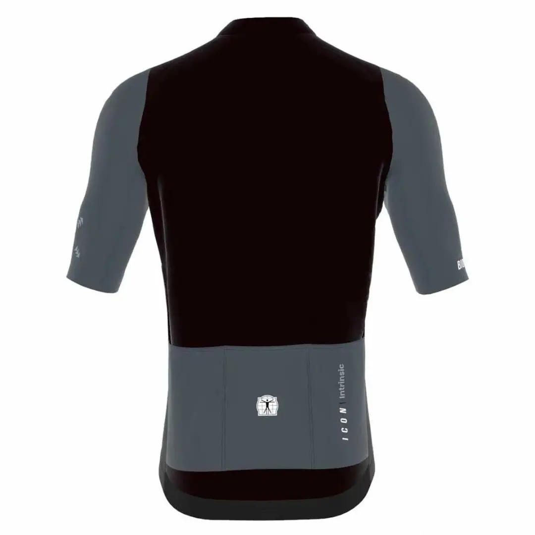 Bioracer Icon Fietsshirt Heren - Zwart Antraciet - Maat S - afbeelding 2 van 6