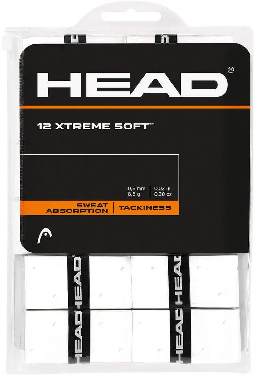 Head Xtreme Soft Overgrip 12 stuks Zwart