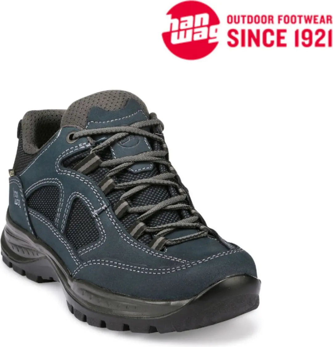 Hanwag Wandelschoenen - Maat 39.5 - Vrouwen - navy/donkergrijs