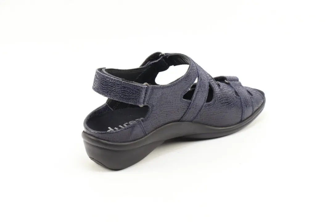 Durea 7258 H Platte Sandalen - Blauw 39