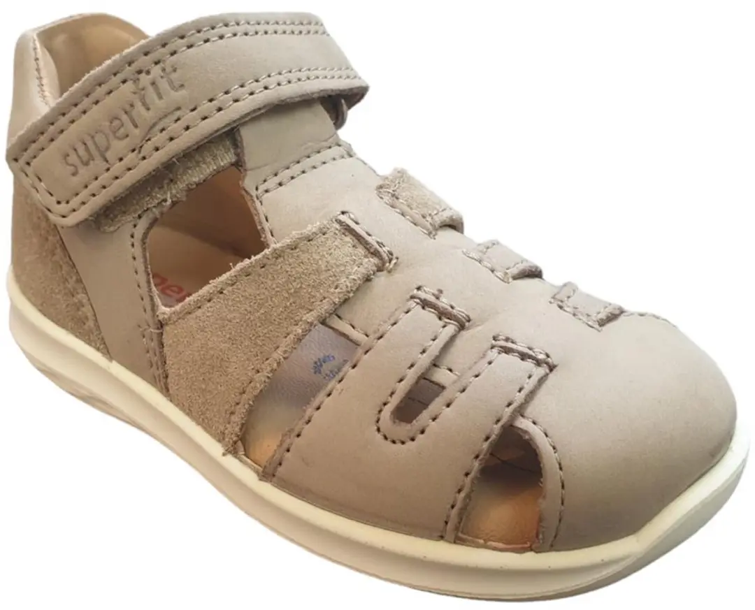 Superfit 392-4000 taupe sandaal leder