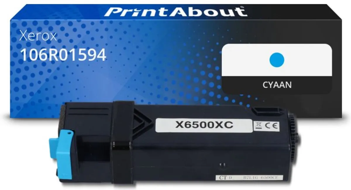 PrintAbout Xerox 106R01594 Toner Cyaan