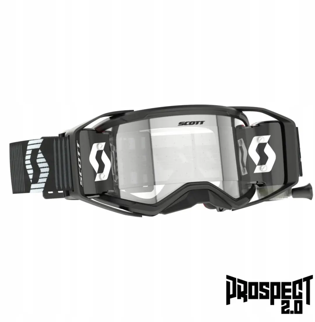 Merkloze Motocross Goggles: Breed Zicht & Snel Wisselsysteem