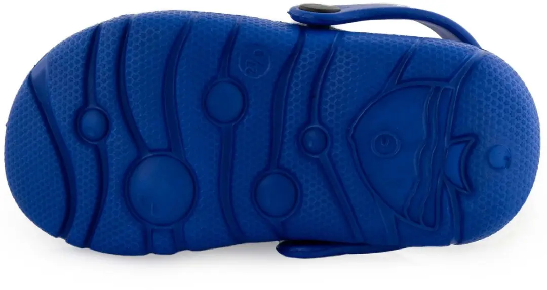 Kinderpantoffels Hoofdpantoffel Bubble Koningsblauw