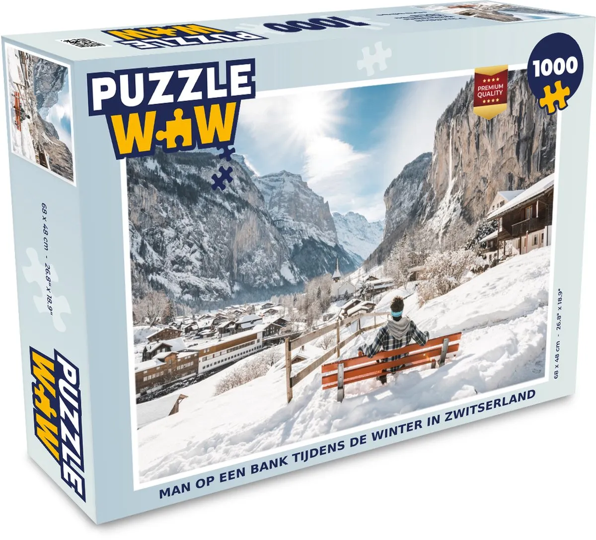 PuzzleWow Legpuzzel 1000 Stuks - Multicolor