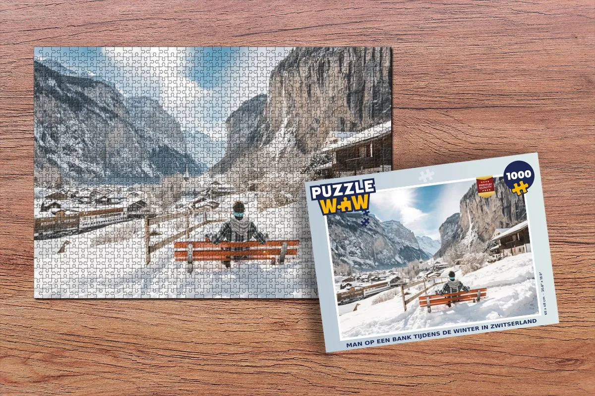 PuzzleWow Legpuzzel 1000 Stuks - Multicolor