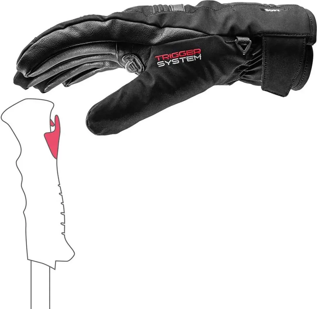 LEKI Argus 3D Cerro Handschoenen Heren - Zwart