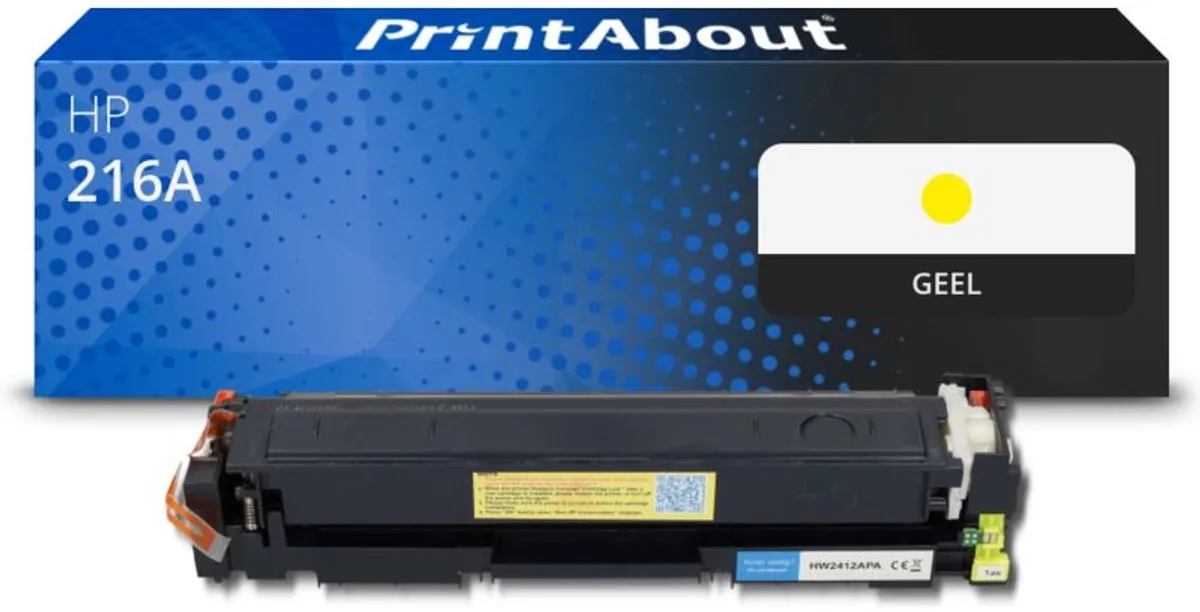 PrintAbout Huismerk HP 216A W2412A Toner Geel