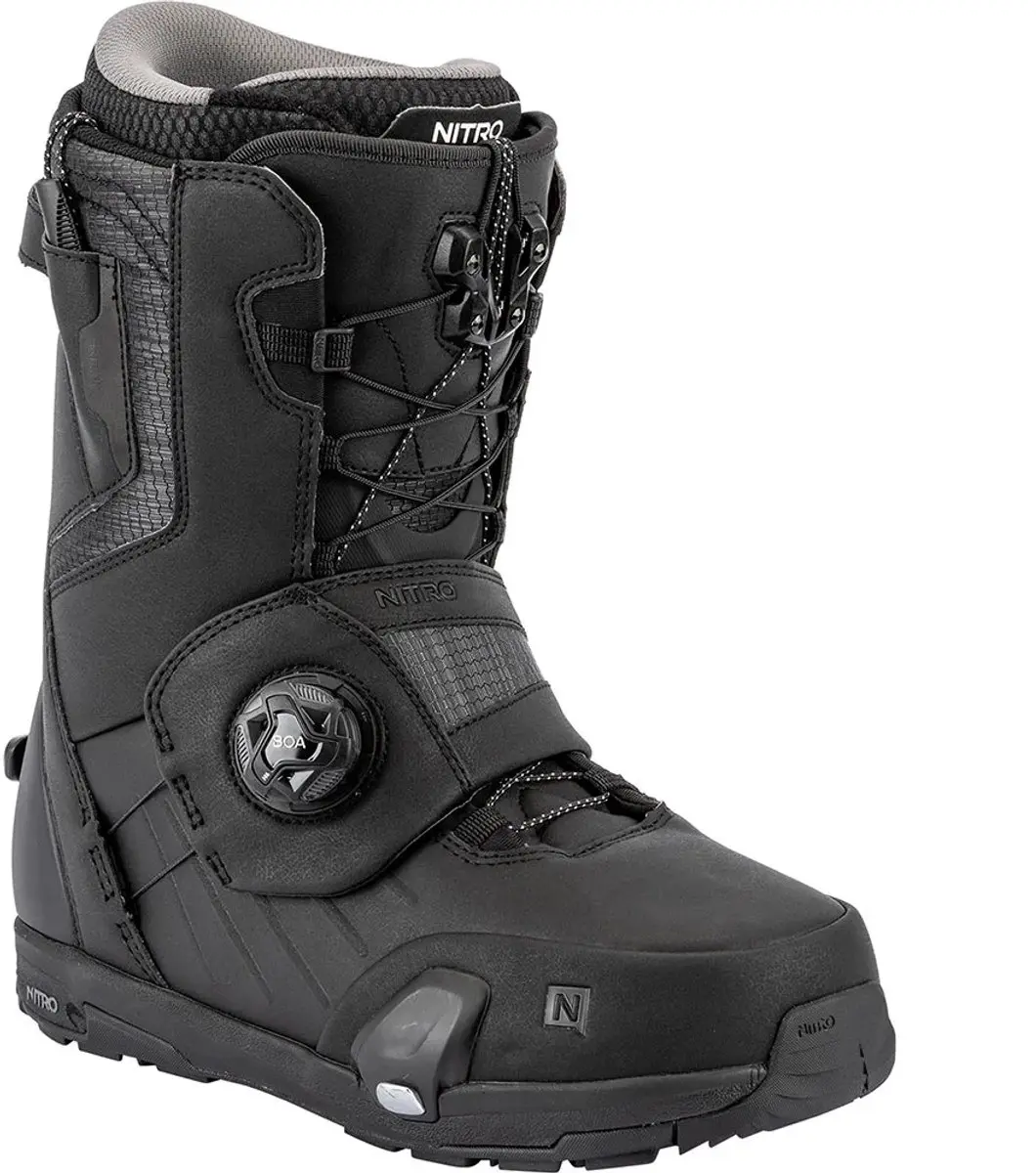Nitro Profile Tls Snowboardschoenen Voor Bindingen Zwart 30.0
