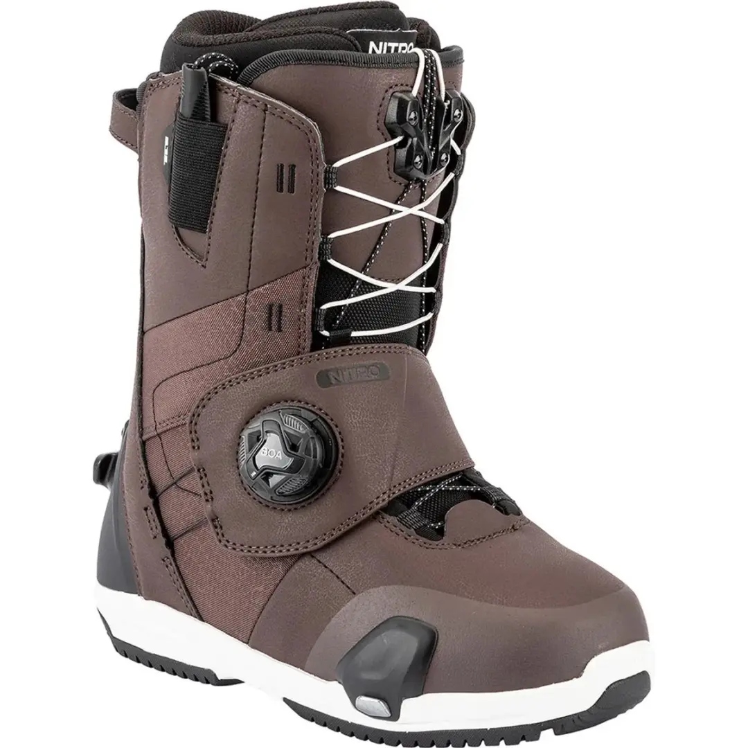 Nitro Monarch Tls Snowboardschoenen Voor Bindingen Bruin 26.0
