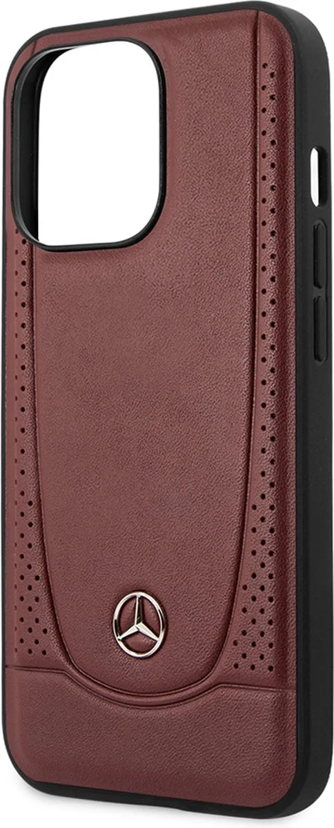 Mercedes-Benz iPhone 14 Pro Backcase - Effen Rood