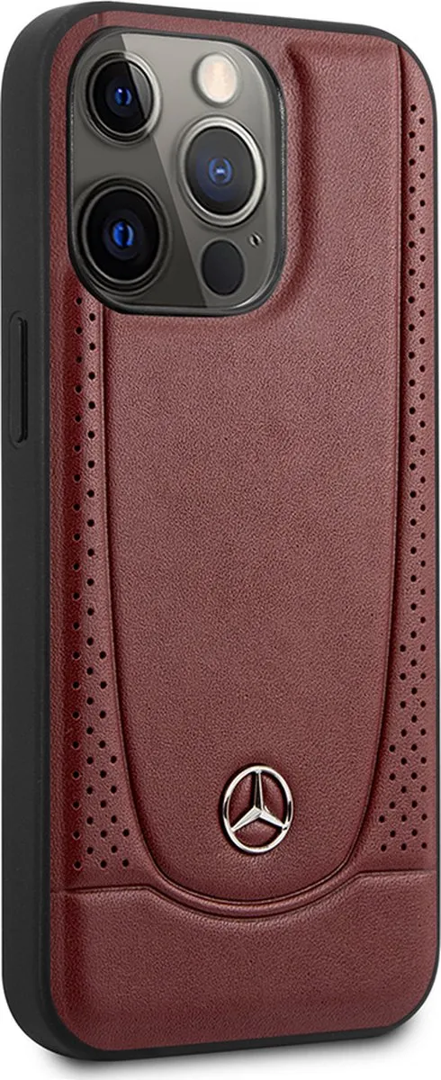 Mercedes-Benz iPhone 14 Pro Backcase - Effen Rood