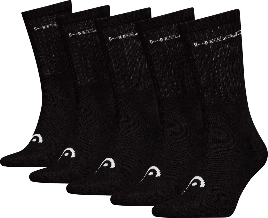HEAD unisex 5P sokken elements zwart II