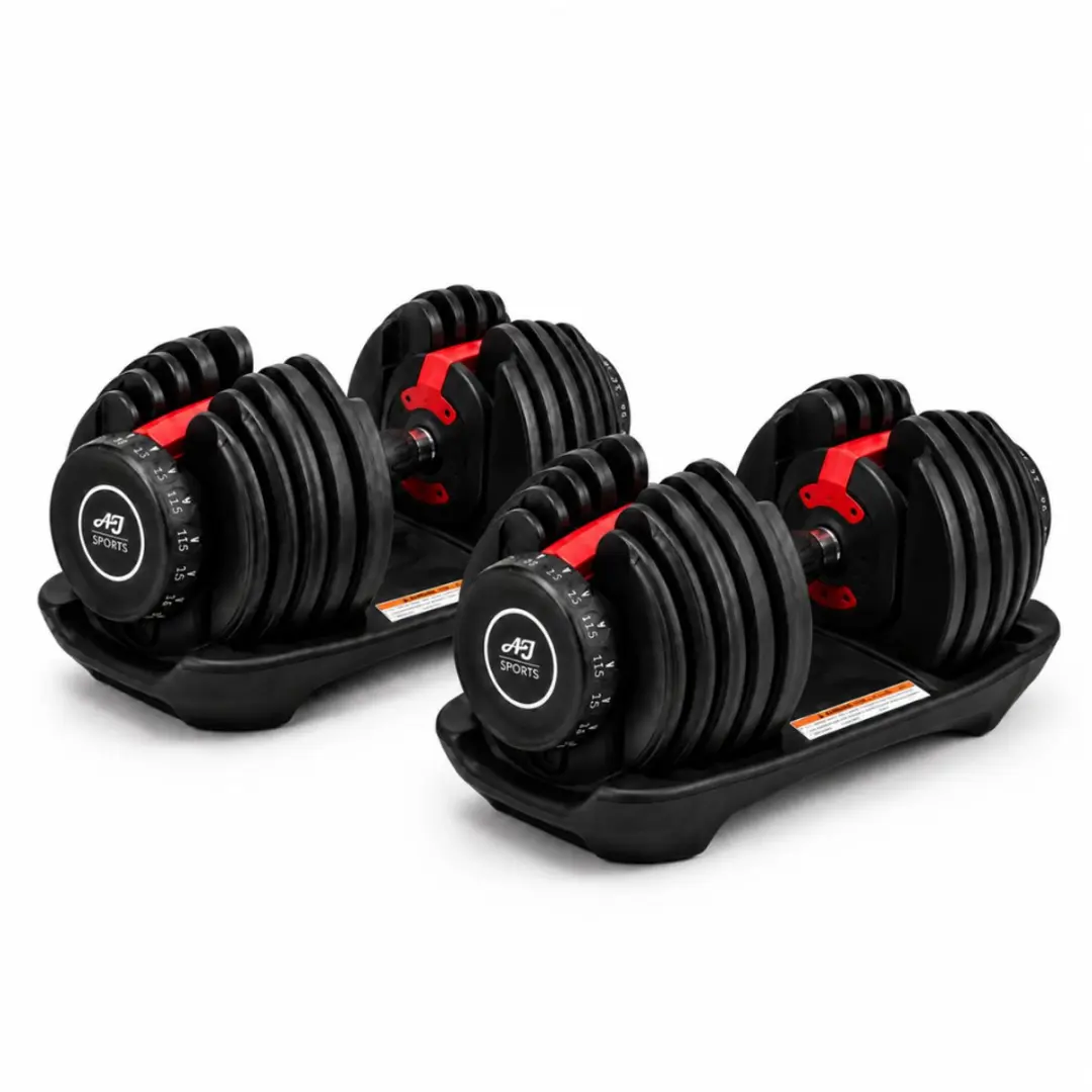 AJ-Sports Verstelbare Dumbells Rood