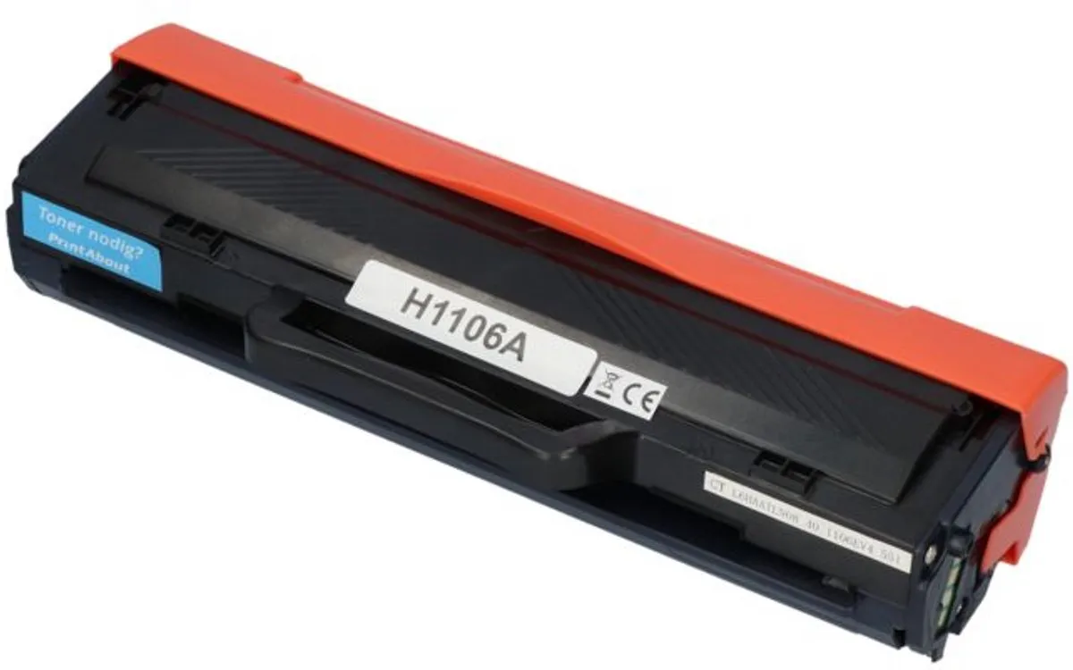 PrintAbout Huismerk HP 106A W1106A Toner - Zwart
