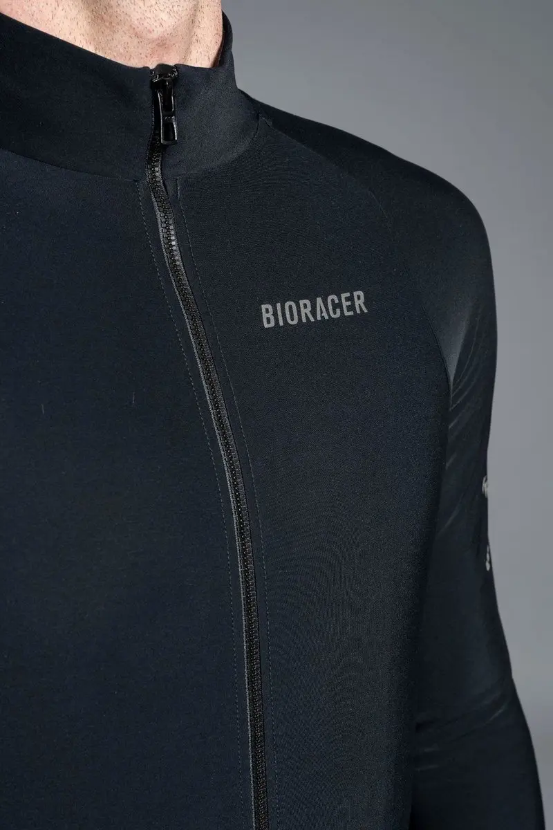 Bioracer Tempest Wielervest Heren M - Zwart Eclipse - Winddicht & Thermisch - afbeelding 4 van 6
