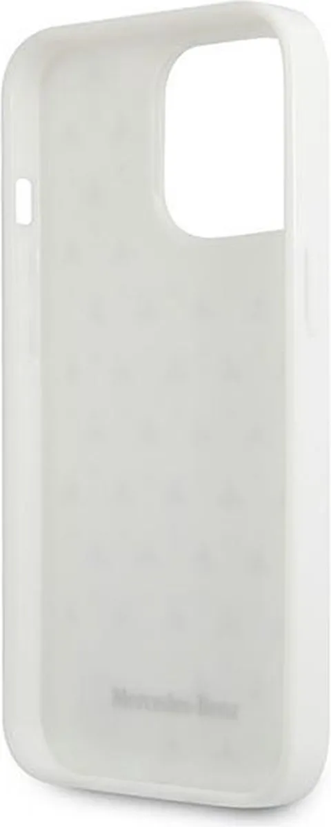 Mercedes MEHCP13LESPWH iPhone 13 Pro Hoesje - Zilver - Sterrenpatroon