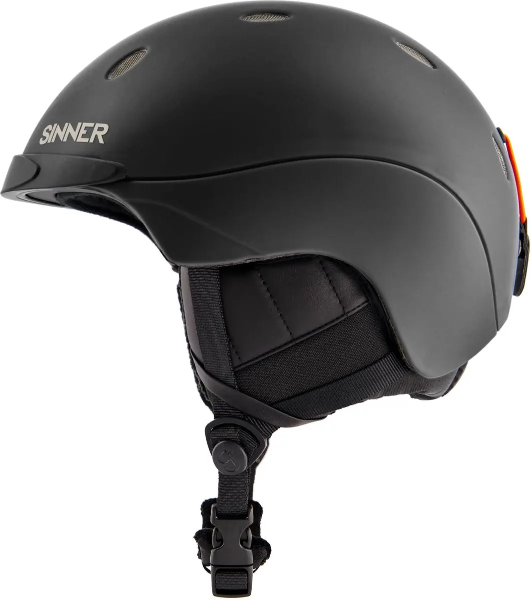 SINNER TITAN Unisex Skihelm - XL 63-64cm - Matte Zwart