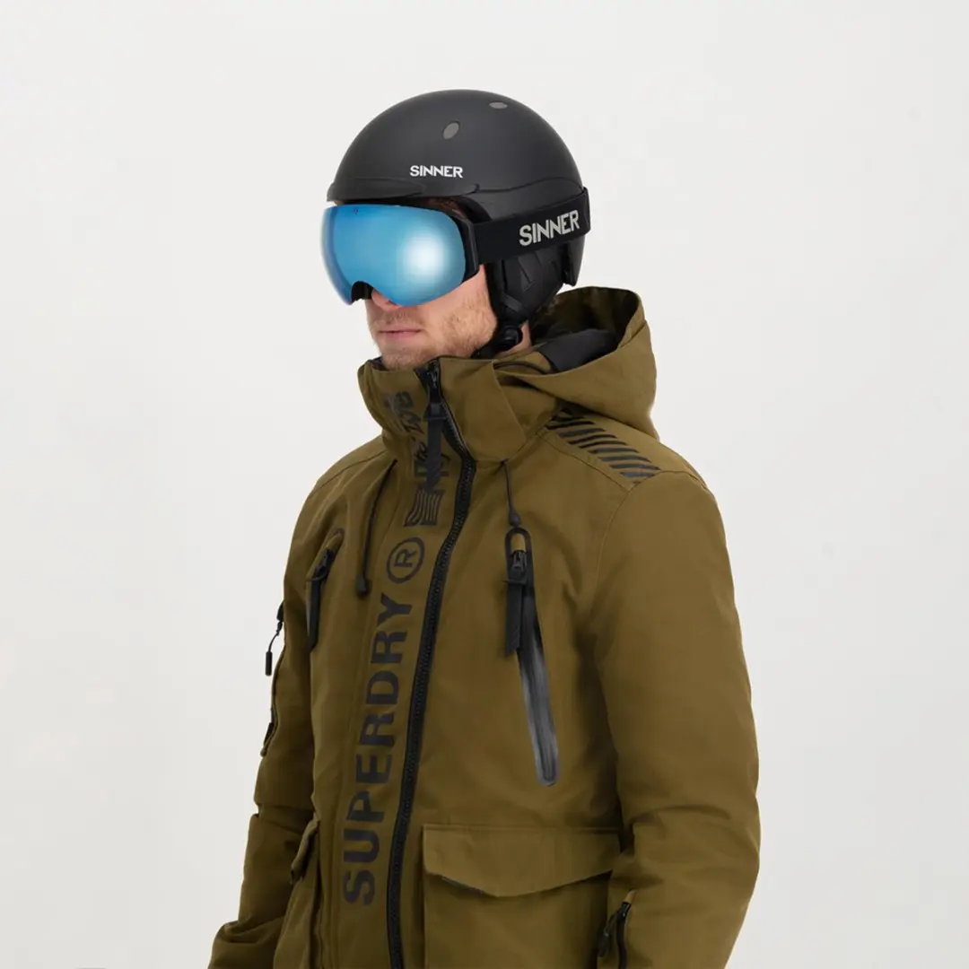 SINNER TITAN Unisex Skihelm - XL 63-64cm - Matte Zwart