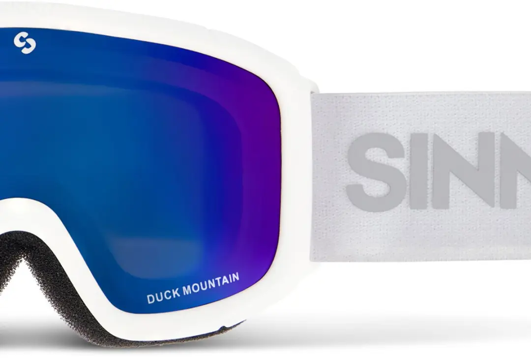 SINNER Duck Mountain Skibril - One Size - Matte White - Multi Effect Lens