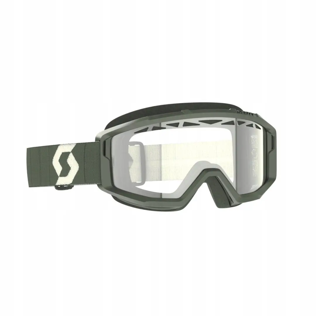 SCOTT Primal Enduro Khaki crossbril met helder vizier