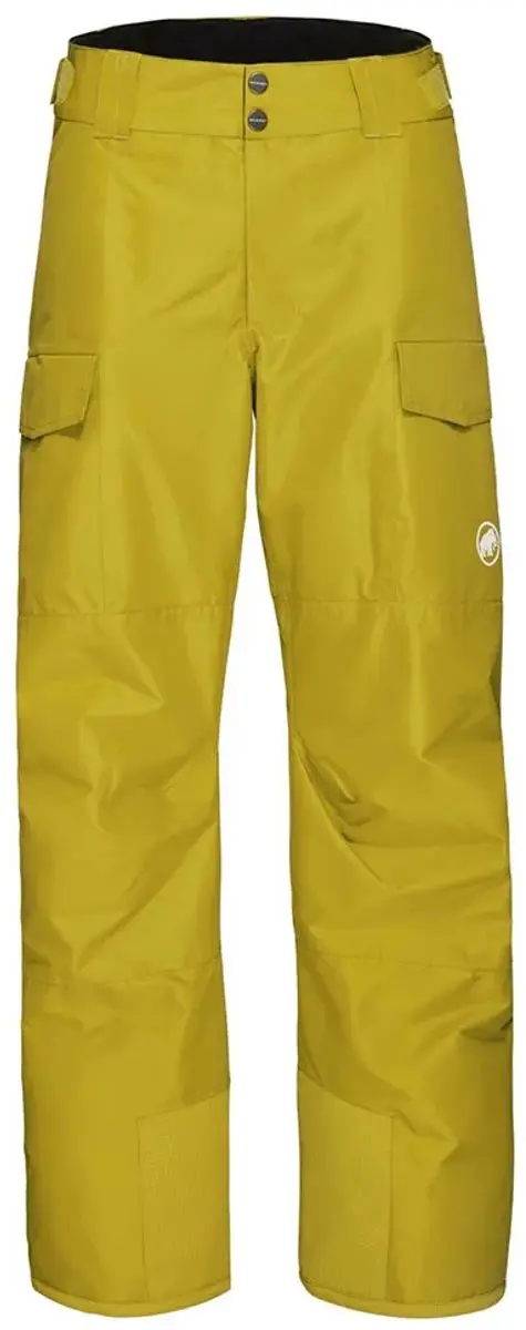 Mammut Fall Line Hardshell Thermo Broek Geel 48 / Regular Man