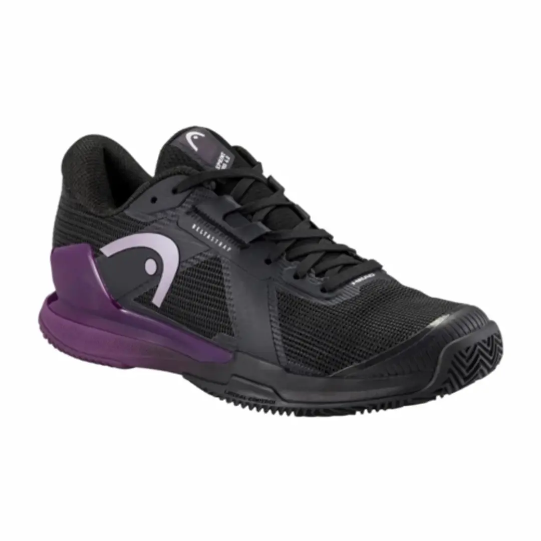 Tennisschoen HEAD Women Sprint Pro 4.0 Clay Black Plum 25-Schoenmaat 37