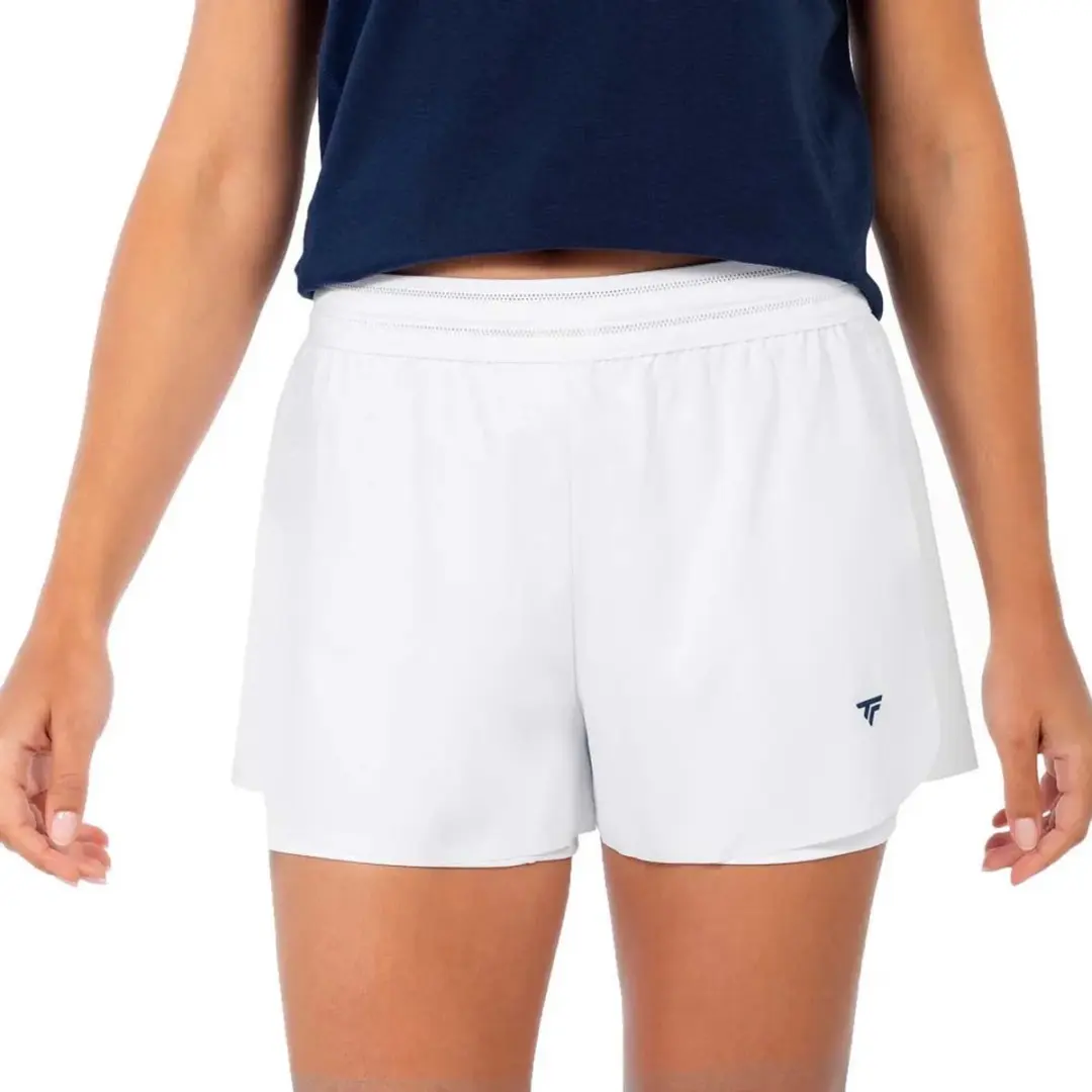 Tecnifibre Team Stretch Korte Broek Wit L Vrouw