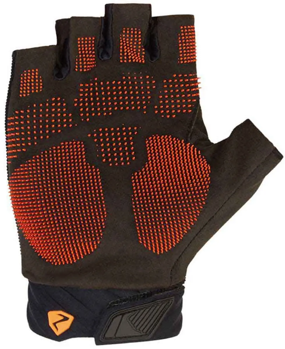 Ziener Cecko Man Fietshandschoenen - Maat 8 - Zwart/Oranje - afbeelding 2 van 5