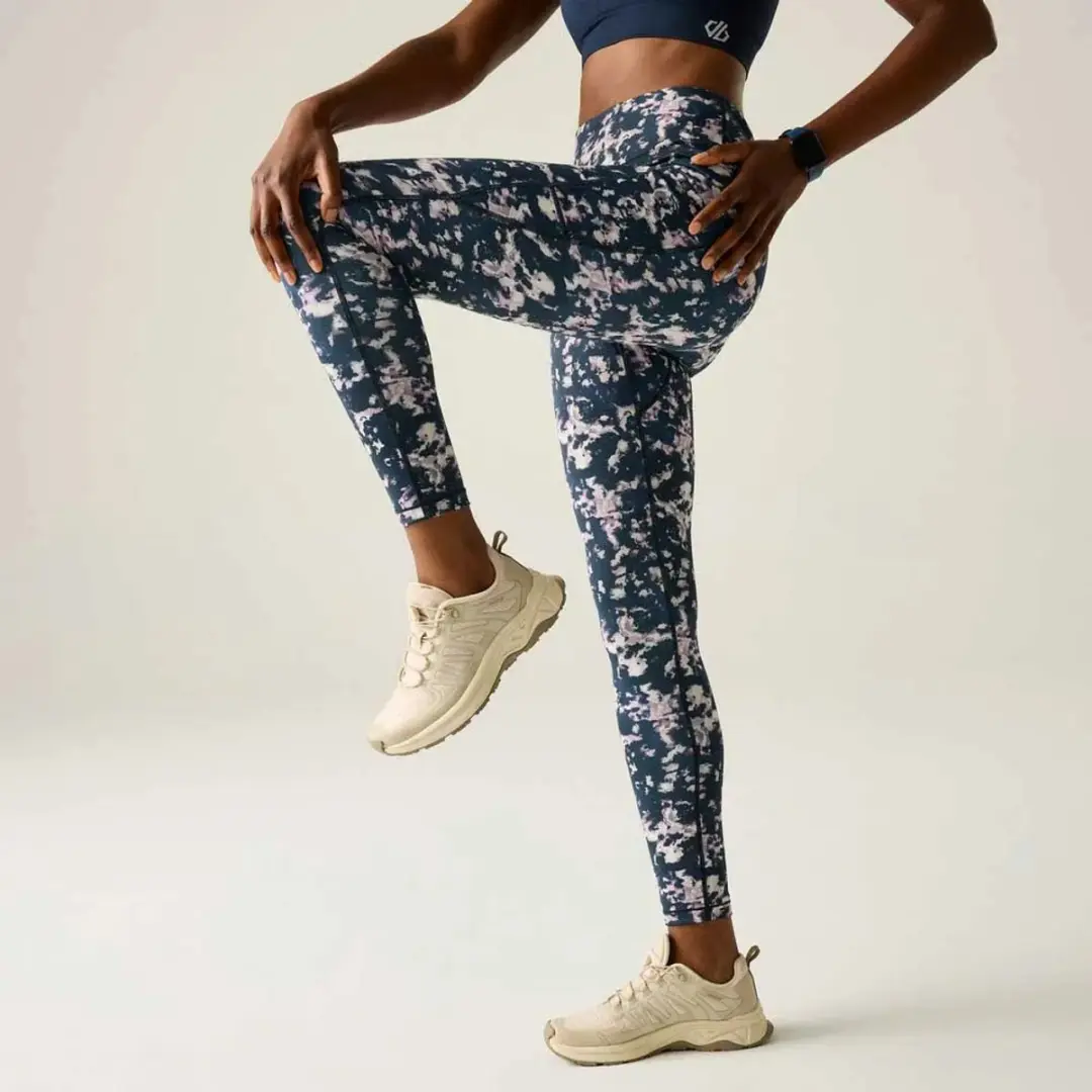 Dare 2b Influential II Leggings - Navy Ink Print 40