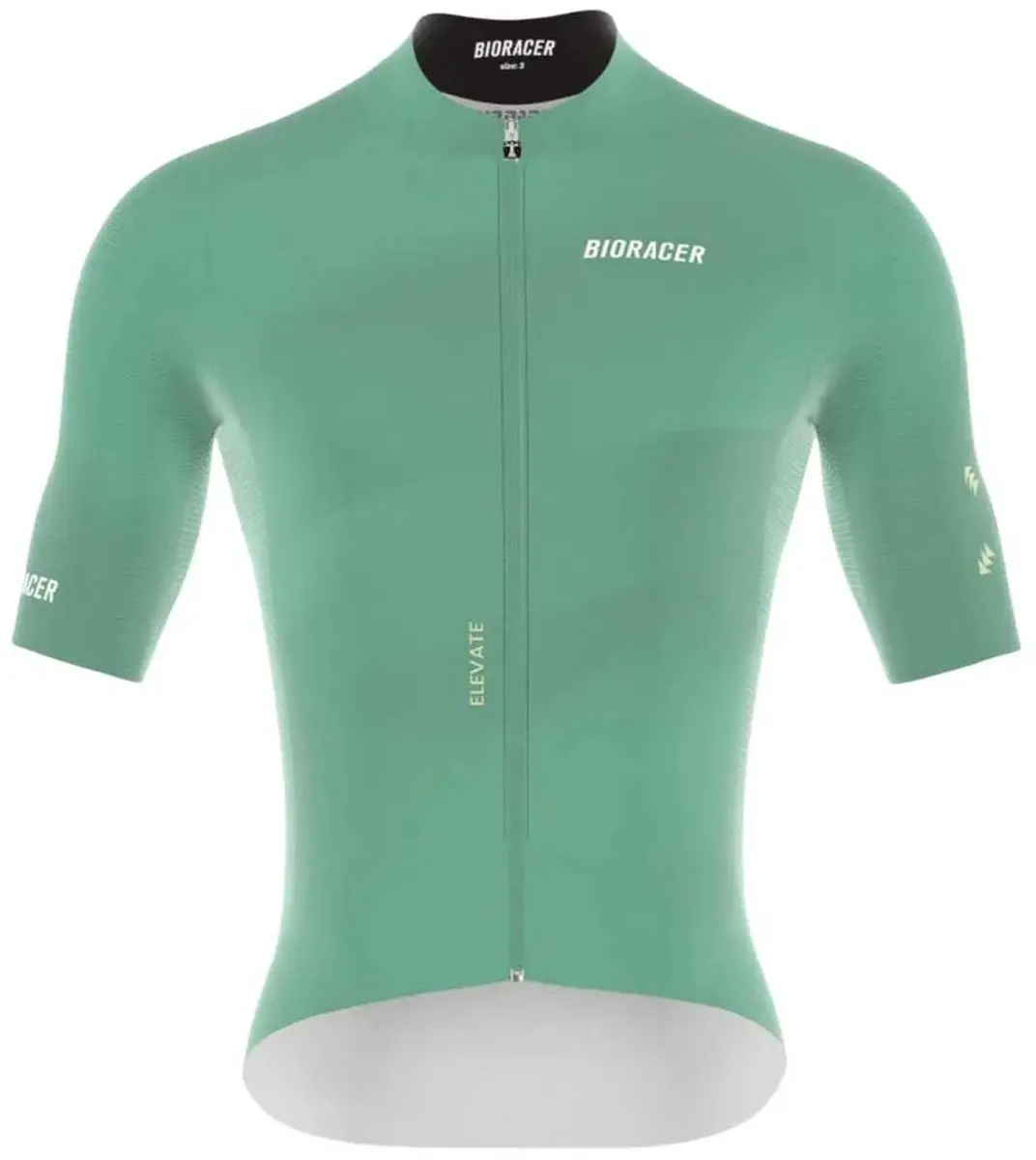 Bioracer Epic Elevate Korte Mouw Wielertrui Groen L Man