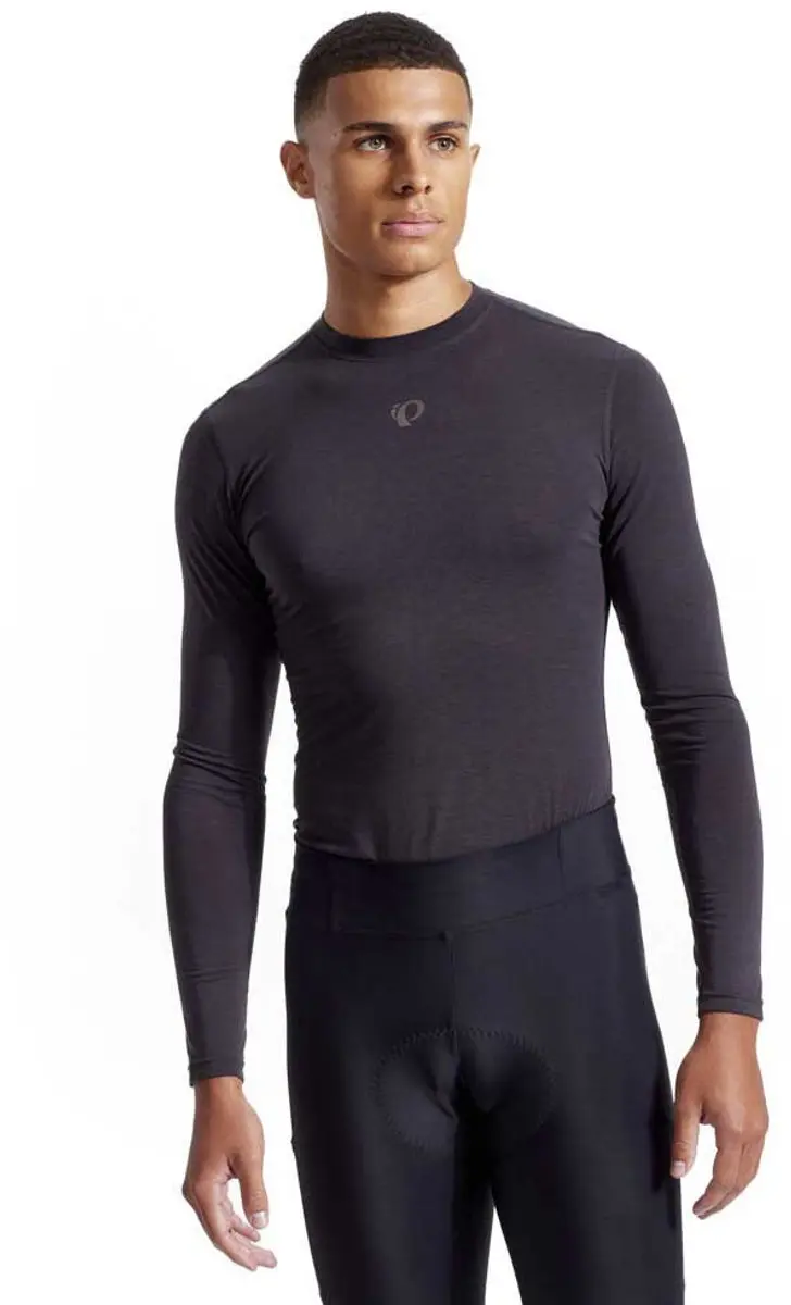 Pearl Izumi Transfer Wool Base Lange Mouwen Basislaag Grijs M Man