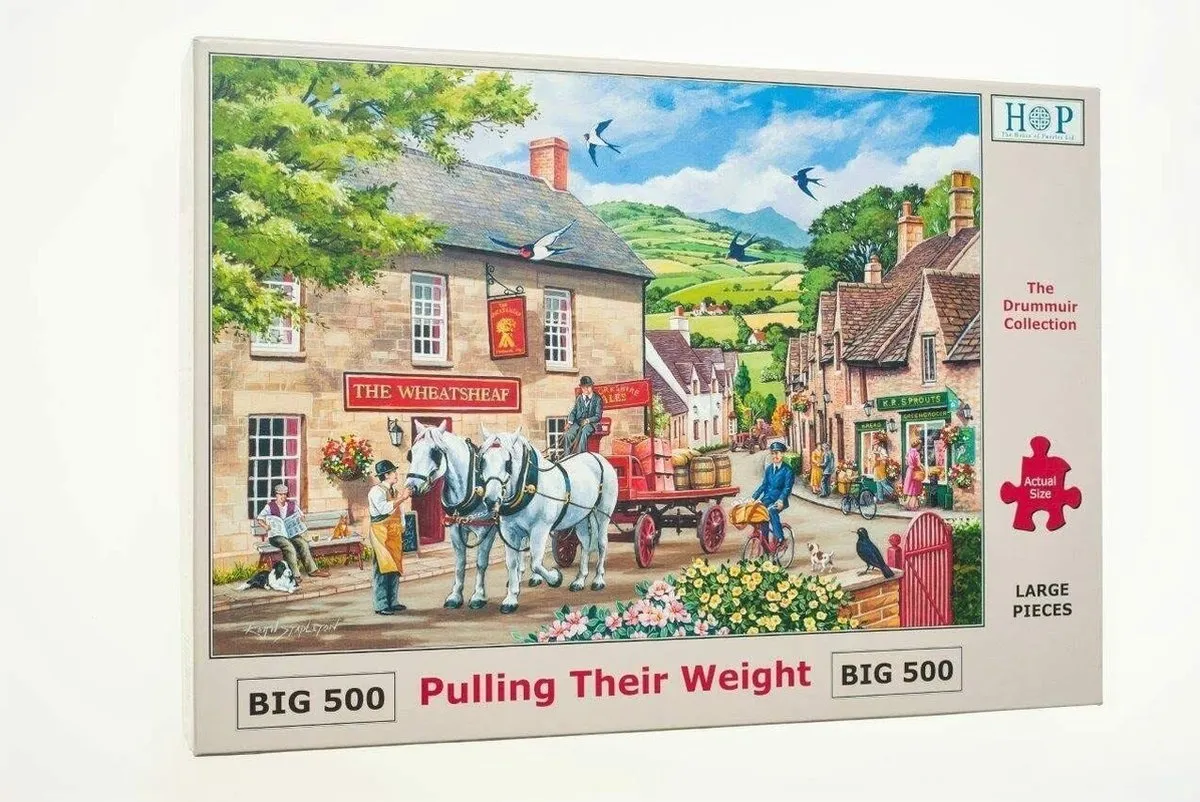 House Of Puzzles Pulling Their Weight Puzzel 500 XL