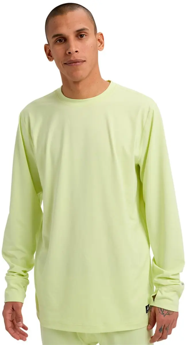 Burton Midweight Crew Lange Mouwen Basislaag Geel XL Man