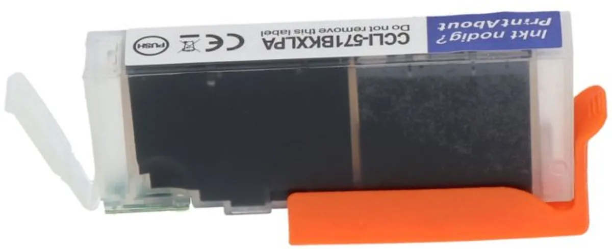 PrintAbout CLI-571BK XL Inktcartridge - Zwart - 1100 pagina's
