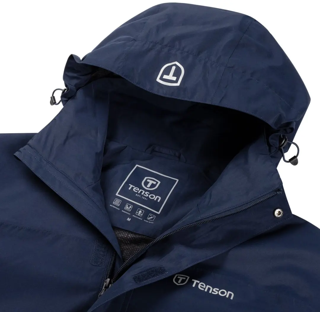 Tenson Melville Regenjas Heren - Maat M - Donkerblauw