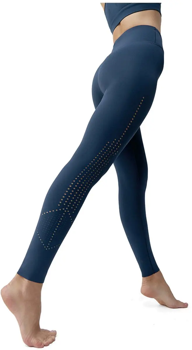 Born Living Yoga Saril Leggings - Hoge Taille - M - Sailor Blue