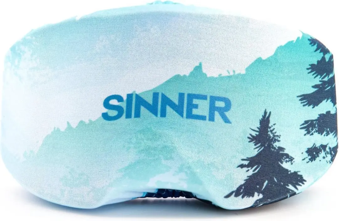 SINNER Goggle Jacket Beschermhoes Skibril - Amsterdam Exquisite - Zwart/Oranje