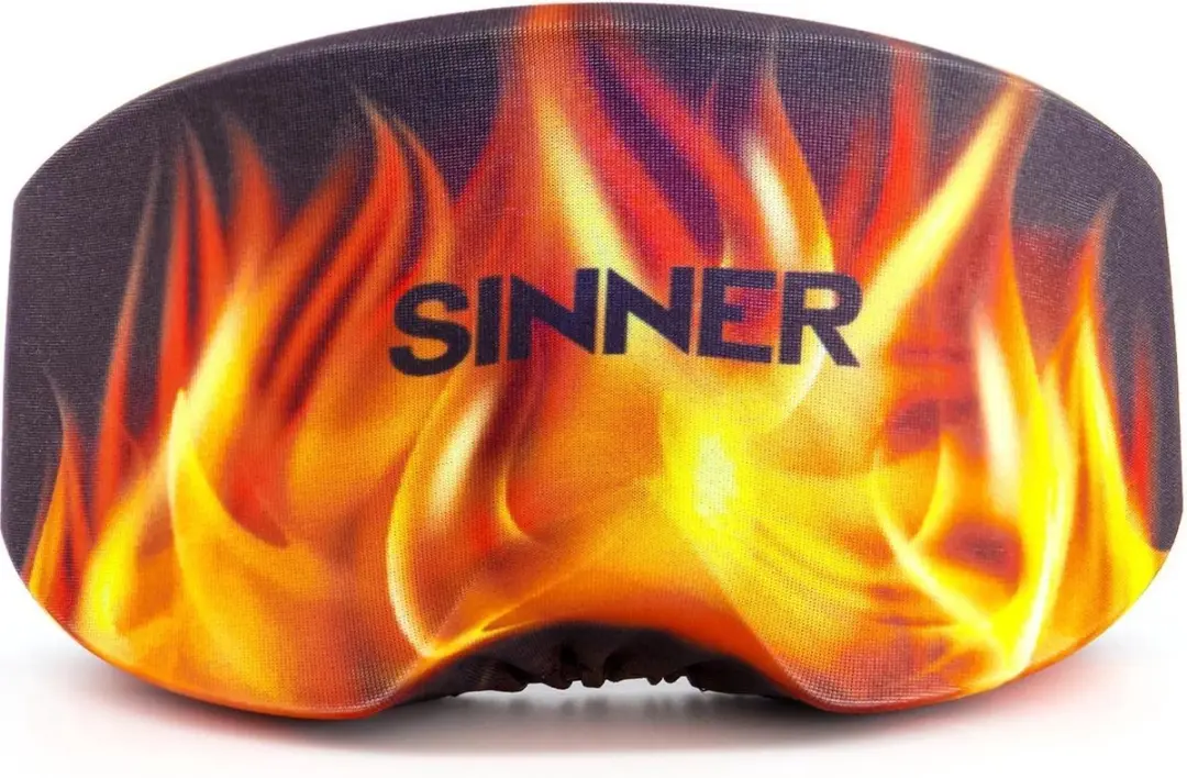 SINNER Goggle Jacket Beschermhoes Skibril - Amsterdam Exquisite - Zwart/Oranje
