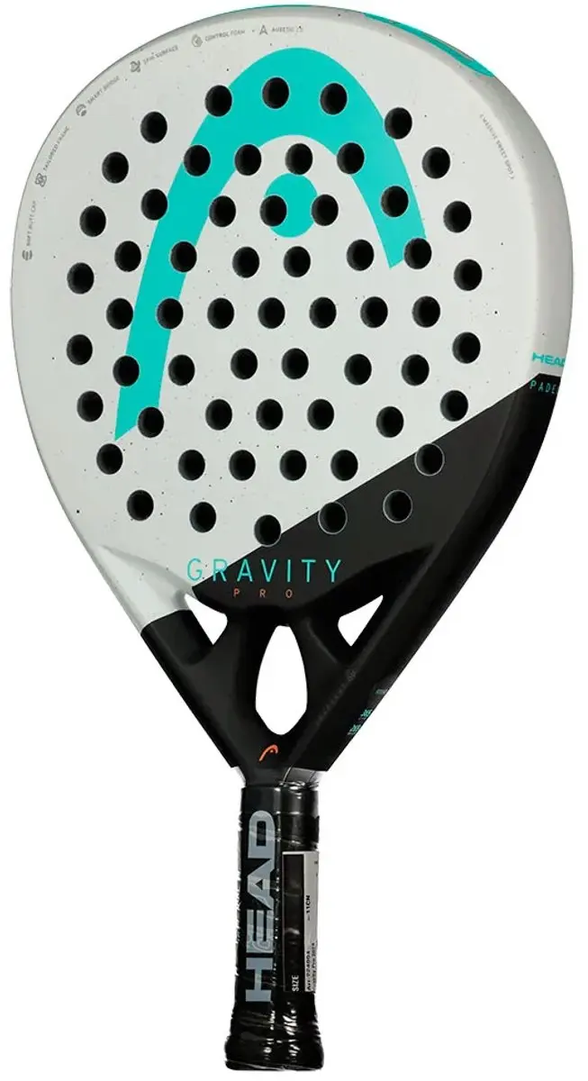 Head Gravity Pro 2024 Padelracket - L0 - Wit - afbeelding 2 van 6