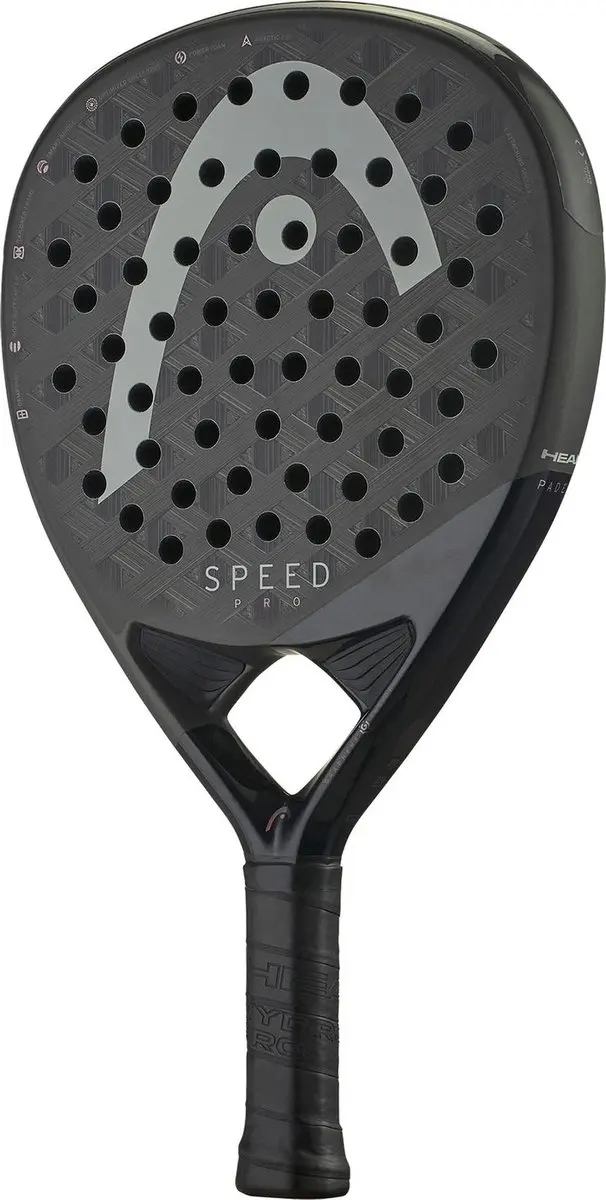 Head Speed Pro 2025 Padelracket - L0 - Zwart - afbeelding 6 van 6