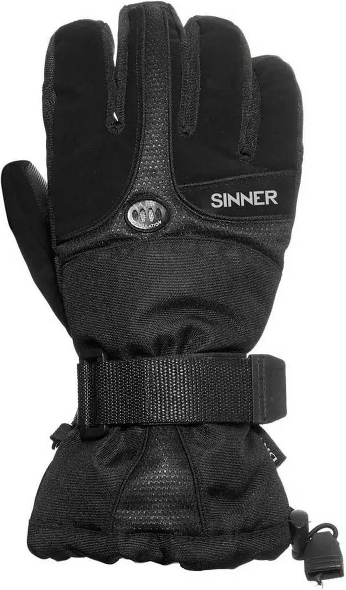 SINNER Everest Handschoenen - Maat M 8,5 - Zwart