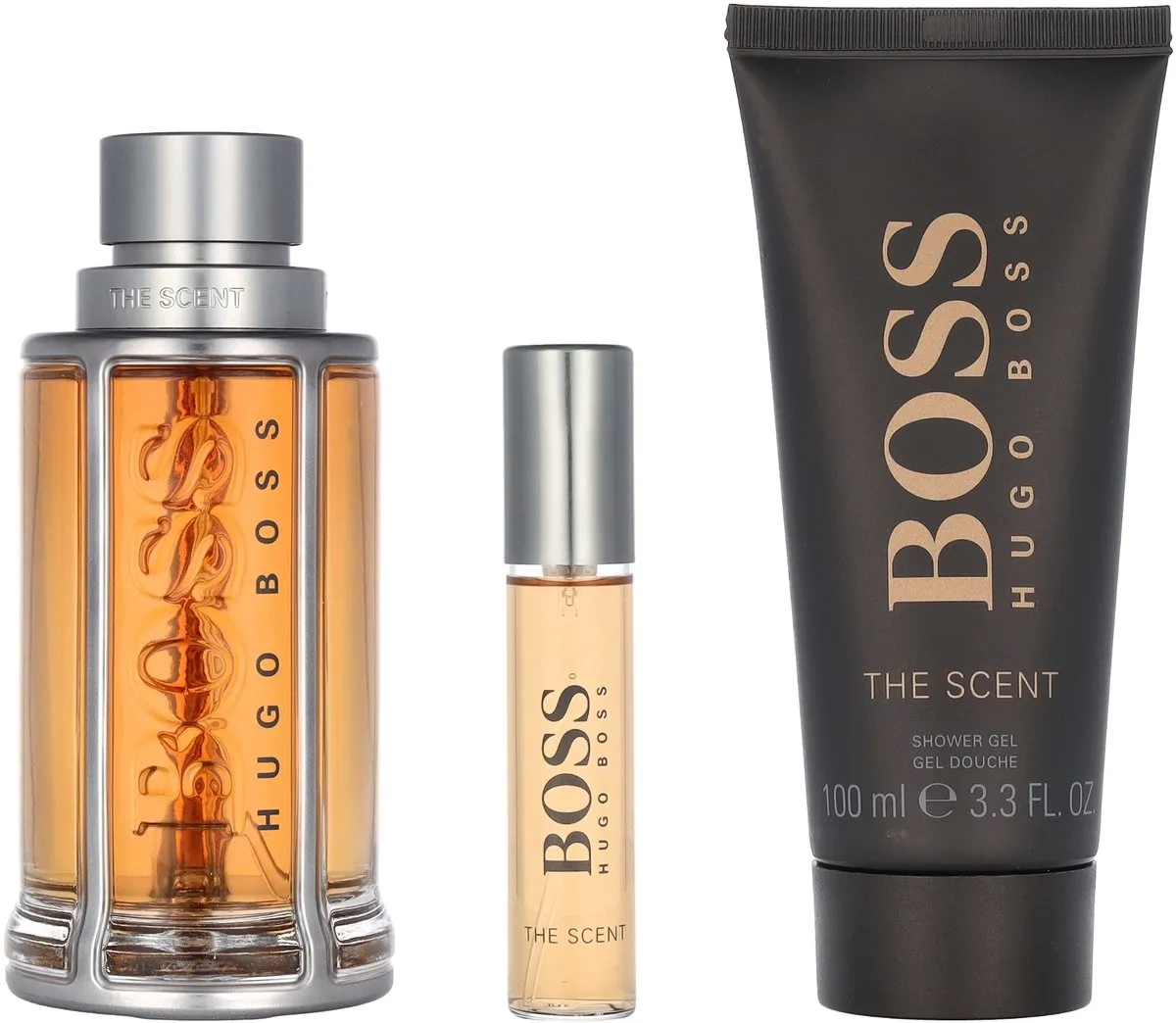 Hugo Boss The Scent Gift Set - EDT 100ml + Mini EDT 10ml + Douchegel 100ml