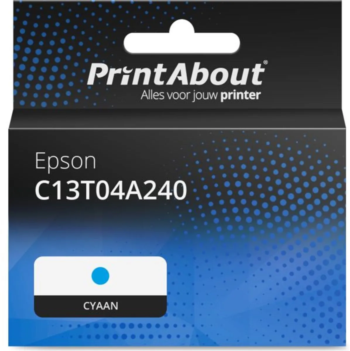 PrintAbout C13T04A240 Inktcartridge Cyaan