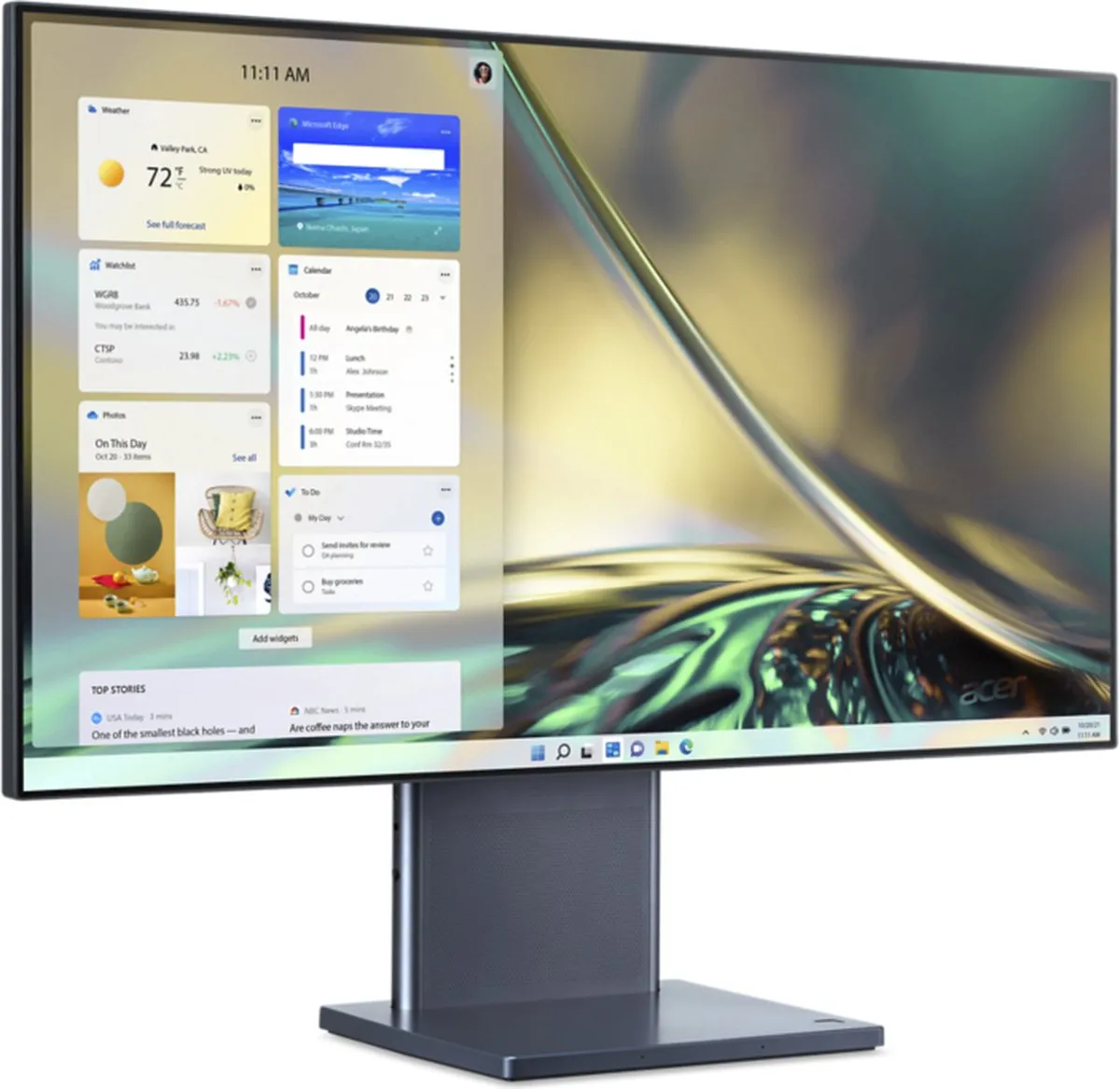 Acer Aspire S27-1755 i5616 Be All-in-One - 27" - 16GB/512GB SSD - Grijs
